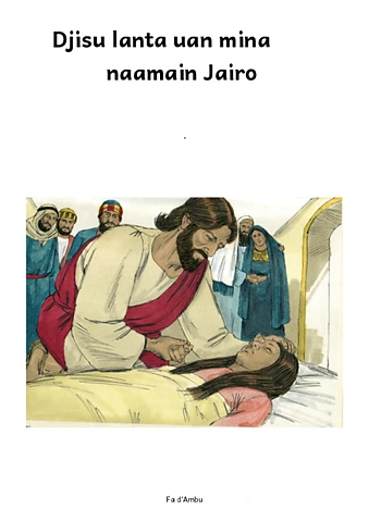 Djisu lanta uan mina naamain Jairo