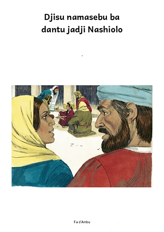 Djisu namasebu ba dantu jadji Nashiolo